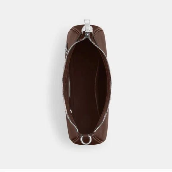 New! CV935 Coach Teri Hobo in Silver/Maple 🍁 Perfect For Fall 🍂🍁 - Picture 2 of 7